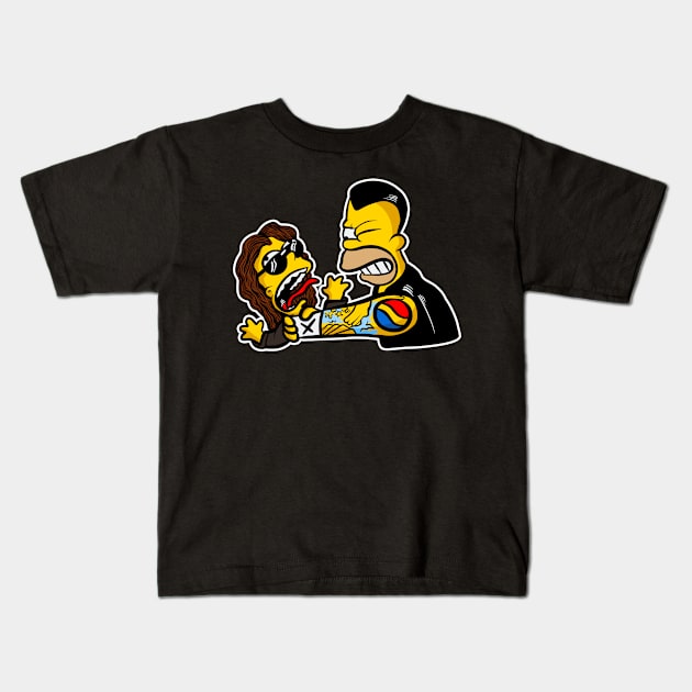 WHY YOU LITTLE Kids T-Shirt by ofthedead209